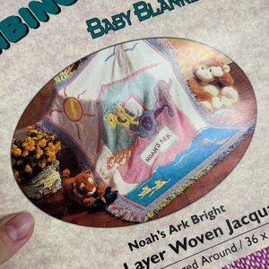 Vintage Bambino Multicolor Woven Baby Blanket